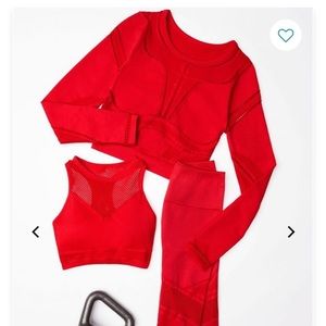 Three pieces work out outfit